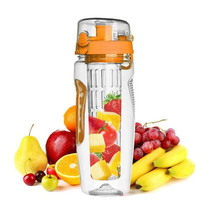 1000ml Water Fruit Bottle BPA Free Plastic Sport Fruit Infuser Water B